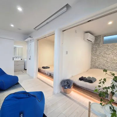 New! Unit 2, near Itoshima/Keya Beach | Villa with sauna, jacuzzi, and BBQ | Max 8 people 志摩サンセットロード周辺のホテル