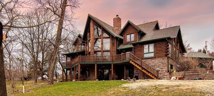 Luxury Lodge Near Galena, Field of Dreams & Skiing, 6 Private Suites Hotels in Dubuque County