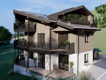 Bergzeit Flat Saalbach Directly on the ski Piste