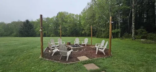 Secluded & Tranquil Retreat for 14 in the Poconos – Firepit/Games/Stargazing+