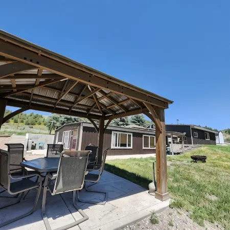 2 separate cabins, sleeps a total of 12, on 4 acres in Lava Hot Springs!!