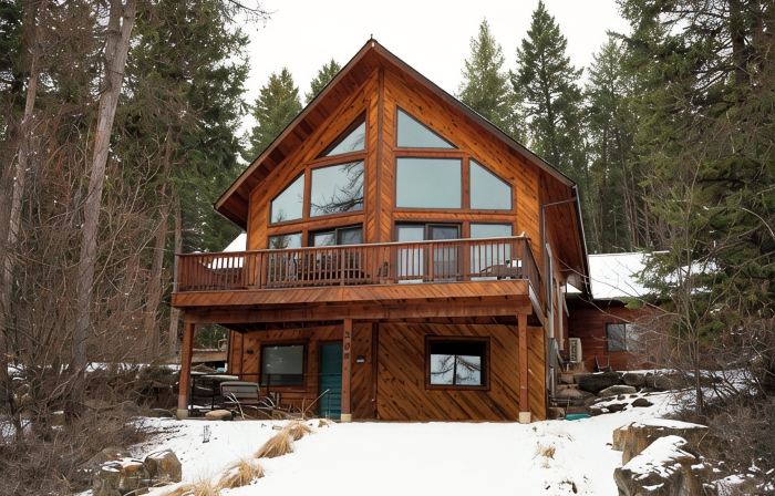 Cathedral in the Pines Near Flathead Lake, 3000 Sq Ft