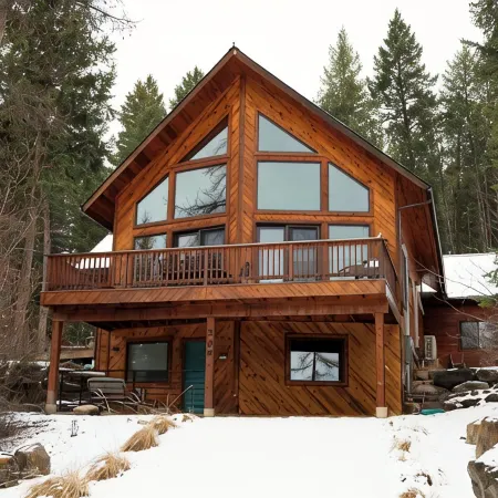 Cathedral in the Pines Near Flathead Lake, 3000 Sq Ft