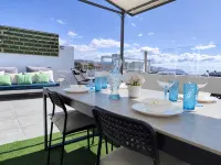 Casas de Micaela-Ático con Terraza o Cueva con Piscina - gimnasio