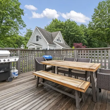 High Tide Cottage is located in town and just steps from Ogunquit Beach!