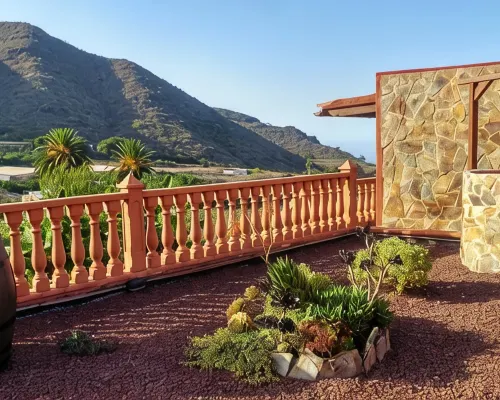 Rural house in a valley with sea views and swimming pool. Hoteles en Tegueste