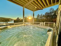 "Blue w/ a View"" Luxury home w/ pool, fire pit, private hot tub, kayaks & more! - 4-Star