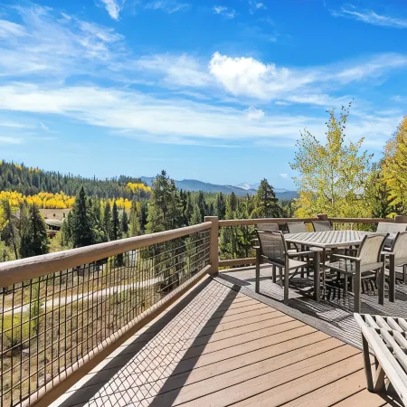 Luxury Keystone Riverfront House w/ Hot Tub, Mountain Views, Golf & Ski Access