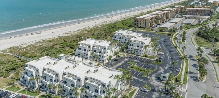 Direct Ocean Front Condo w Big Beach Views/Heated Pool/Hot Tub/VeryPrivateBeach Hotels in Cape Canaveral