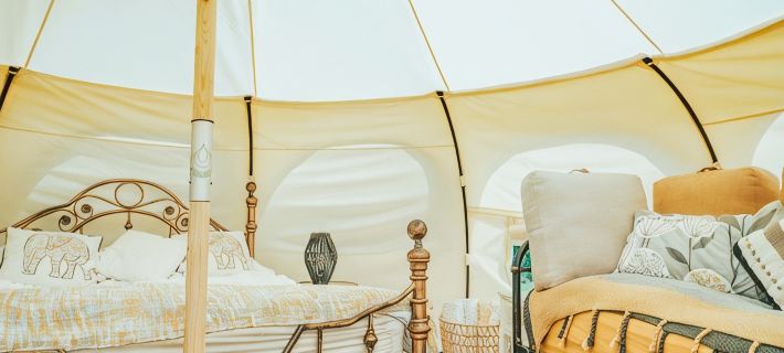Luxury Tent-Peaceful Meadow-Firepit-Superb Views.Dogs WiFi-Beaches 10 Mins Sauna Truro otelleri