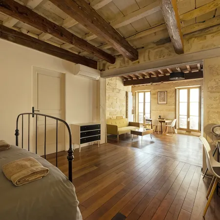 Charming apartment in the historic center of Uzès with air condition and parking