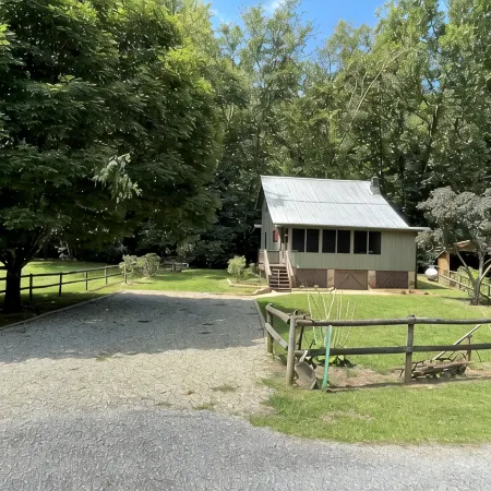 Riverside Retreat located on the Nottely River in the North Georgia Mountains.