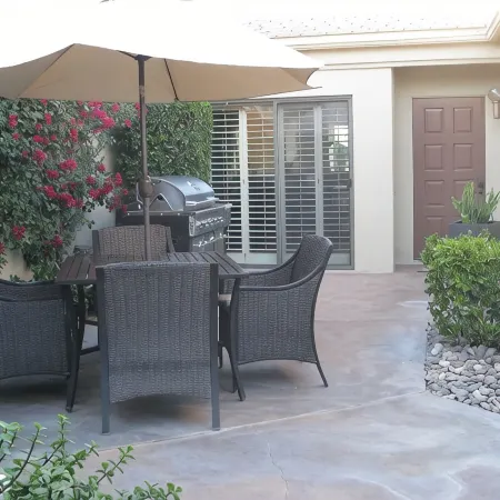 Stunning elevated mountain and lake views at Palm Valley Country Club!