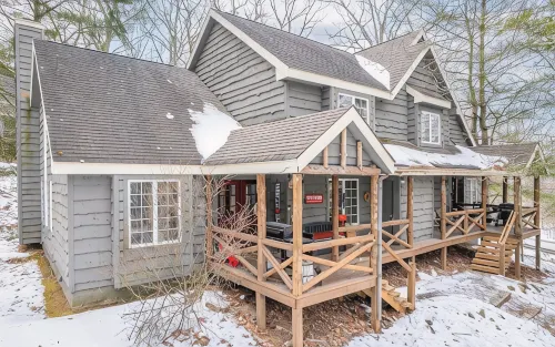 Spacious Poconos Home on Golf Course with Lake/Beach Access, Hot Tub, Grill - 4-Star