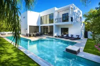 Villa Pearl private pool 5 min walk to the beach 8 min walk to 5th Avenue -  Casas de vacaciones