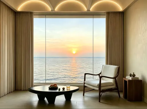 Lianyungang One Step Away Seaview Homestay - วิวทะเล
