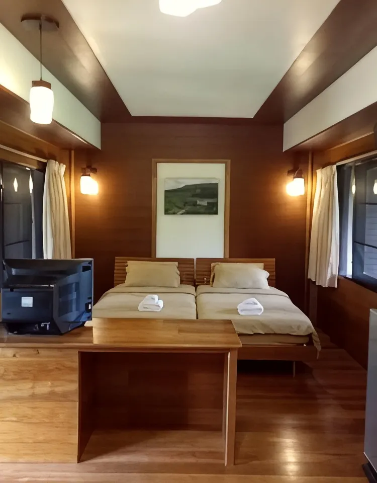 ห้องบ้านสวนพร้อมวิวสวน