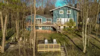 Lake Michigan Beachfront Home w/ Private Beach & Sunset Views, Sleeps 15+ - 3-Star