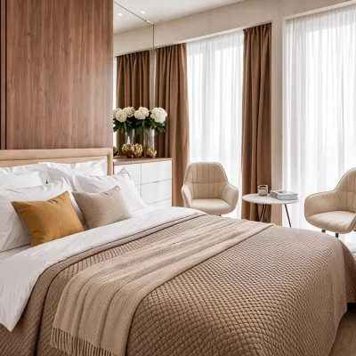 Studio Apartments with Panoramic Views in Moscow City 鄰近菲利站的酒店