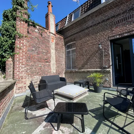 Charming 1920's house - 6 private bedrooms with bathroom 15 min from Lille Отели в г. Рубе