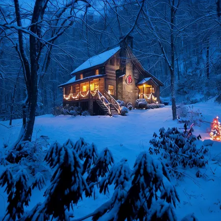 Sleepy Creek-Antique Log Cabin/4 Acre/Bold Stream/Near Boone and BR Pkwy/Firepit