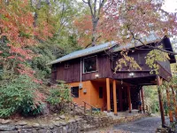Rustic 1940's Appalachian Summer Cabin w/hot tub - Black Mountain - Alppimaja