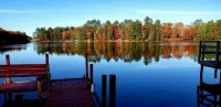 Pineview Cabin at Bayview Cabin Resort on Picturesque Northwoods Lake in Wi.