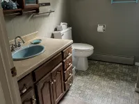 Cottage 1 is a charming 2 bedroom only 25’ from its boat dock & Hamlin lake. Hotel a Hamlin Township