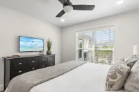 Private Beach Oasis with Pool, Hot Tub, Outdoor TV & Bikes, Near Alys + Rosemary - balcony