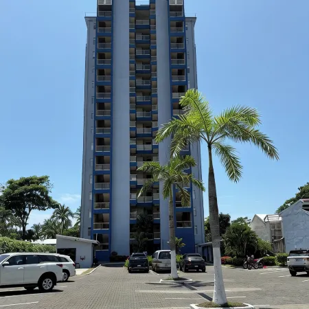 Oceanfront Condo with stunning pool and oversized balcony.