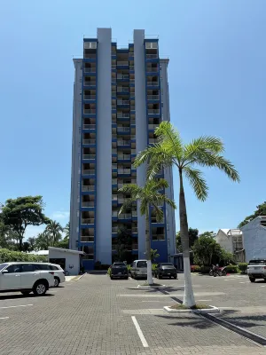 Oceanfront Condo with stunning pool and oversized balcony.