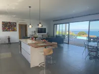 Contemporary villa, exceptional sea view Gulf of Ajaccio, - วิลล่า