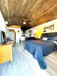 Cozy Lake Front Studio Cabin - Wifi/AC/Queen Bed/Twin Sleeper/Lake View- Cabin 3