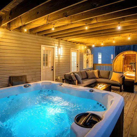 Stylish 6BR in Massanutten w/ Hot Tub, Sauna