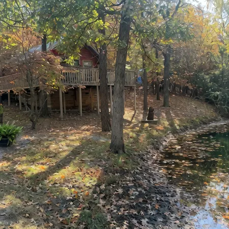 3 Crosslake ROMANTIC Log Cabin in the woods. Hot Tub & Wood Burning Fire Place.