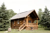 Handcrafted Riverfront Cabin on 10 acres - Chalets