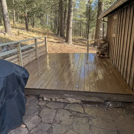 5 Arrows Cabin, quiet and quaint, backs up to the Nat'l forest!