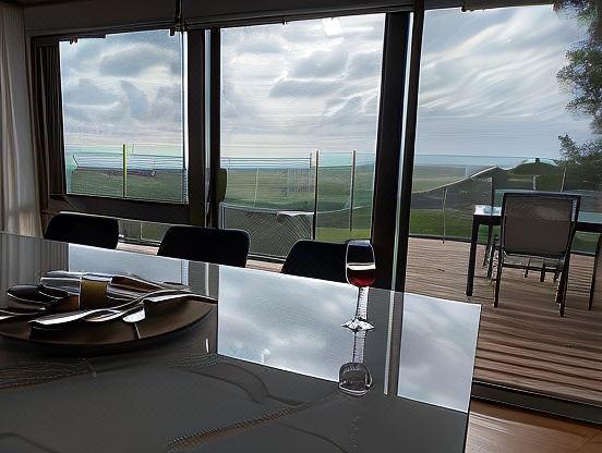 케이프 샹크 빌라의 편안한 거실 공간