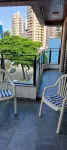 Beautiful Apartment. Asturias-Guarujá, with Balcony and Free Wi-Fi, 150 m from the Beach.