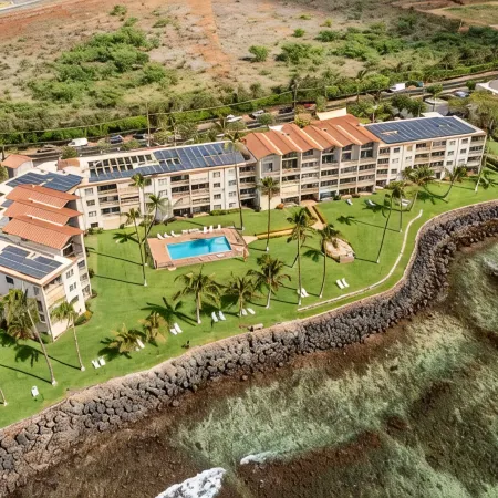 Oceanfront Maalaea Harbor Two Bedroom Condo within walking distance to beach