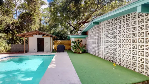 The Iconic Charlotte's Chateau - 2 Minute Walk to Beach w/ Private Pool