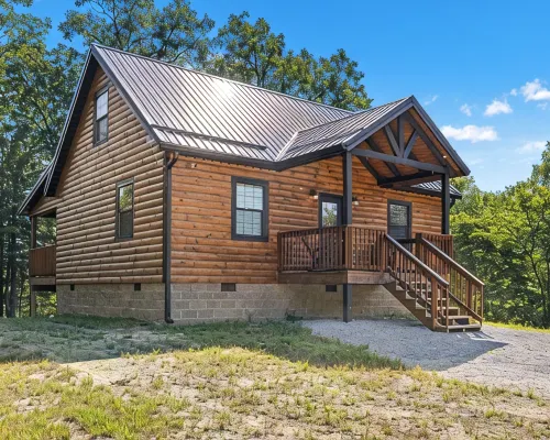 Cliff Haven at Red River Gorge 2-Bedroom Cabin with WiFi, AC, Fire Pit, Hot Tub Hotels in Wolfe County