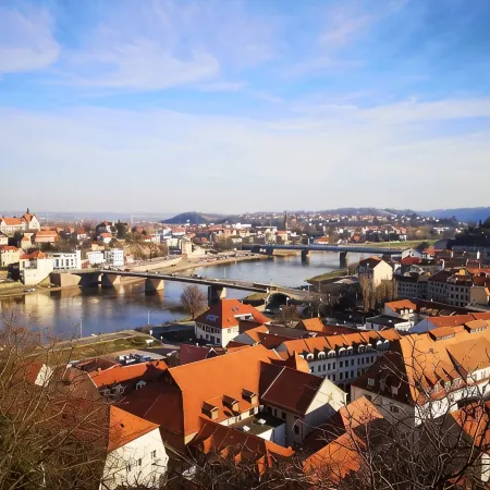View of the old town from the castle hill