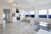 Ferienwohnung Küstenwind, Fussläufig vom Strand, Wlan, Eigene Terrasse, Sky