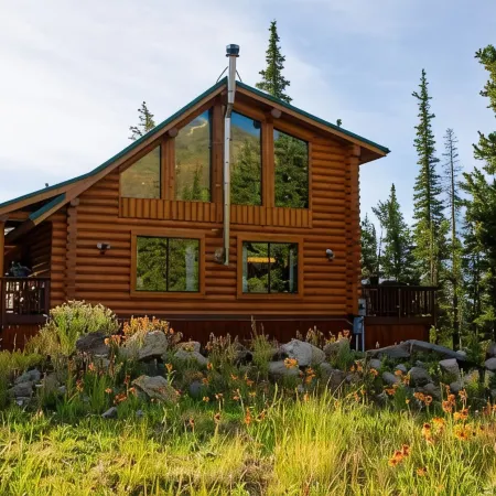 Log Cabin w Hot Tub + Epic 14er Views - Near Breck