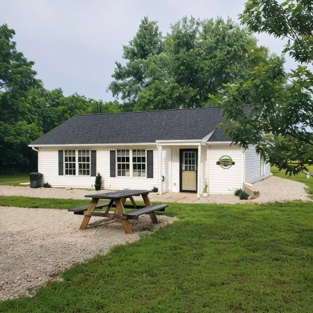Charming 2-bedroom house on 3 private acres. Secluded & pet friendly!