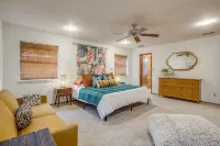 Rockstar waterfront lake house! Mid century modern with large 2 story party deck - balcony