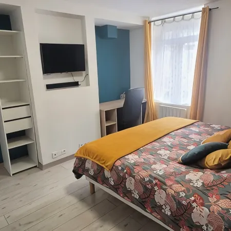 Aiscal - Appart Hotel 70m2 for 6 people - Arrival 24/24h digicode access