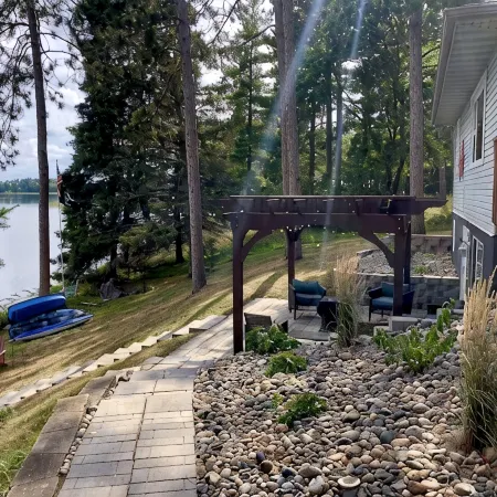 Relax in a cozy and private lake front cabin with breathtaking views!