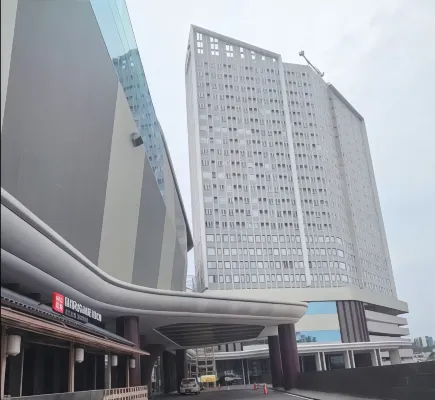 Kamar Apartemen Syariah di Atas Mall 반다르람풍 호텔